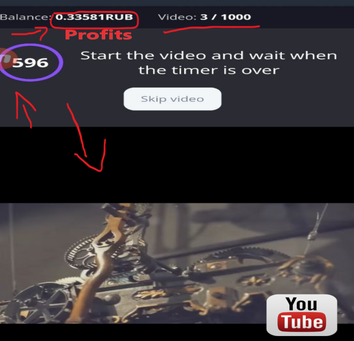 Step by step profit from video views 2