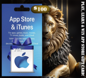 Play, Learn & Win App Store Gift Card!