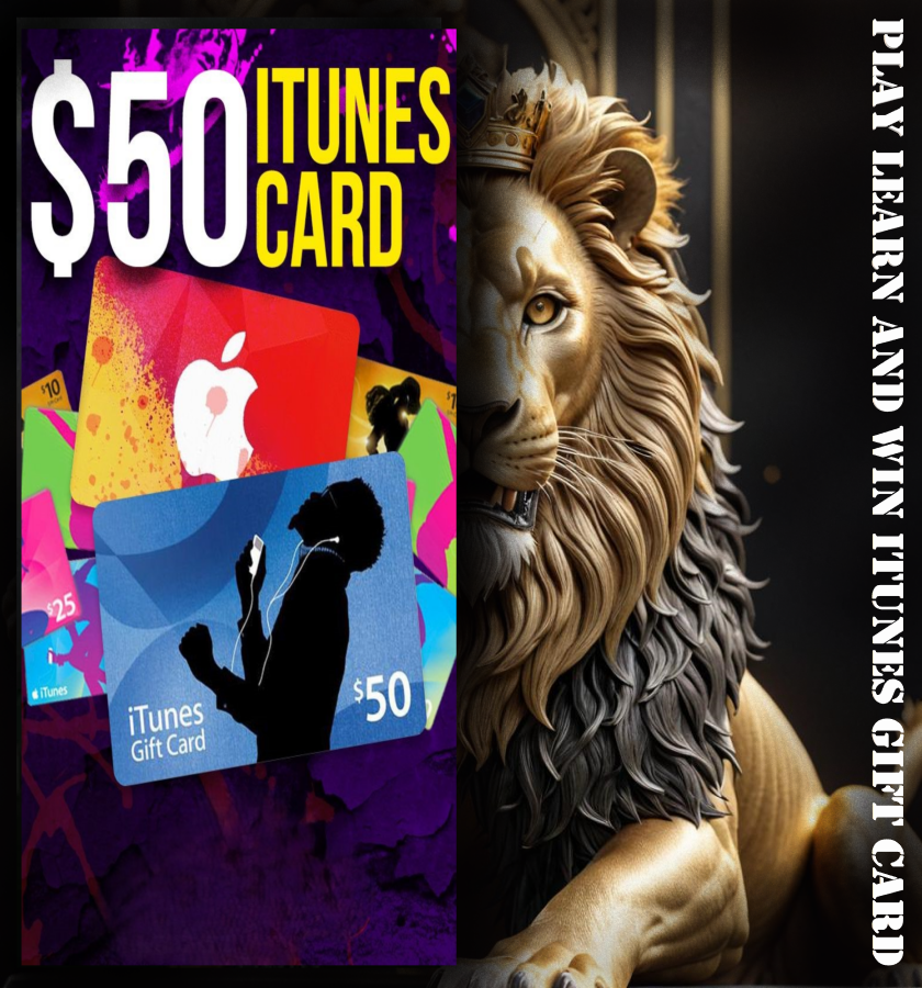 Play Learn and Win iTunes Gift Card